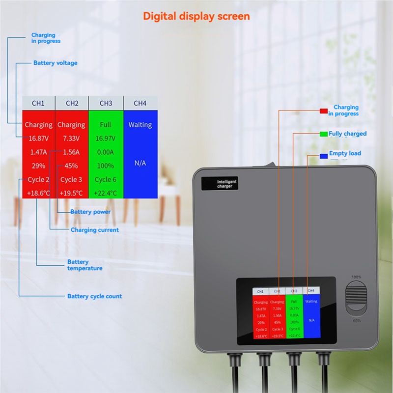 Classic-6-In-1 Digital Display - Drone Battery 3S recension och pris